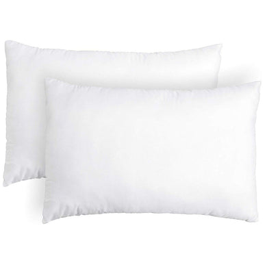 Amazon Brand Solimo 2-Piece Bed 40 x 60 cm Pillow Set: White - Home Decor Lo