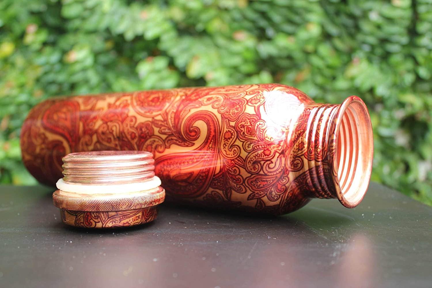 Copper Water Bottle - Home Decor Lo