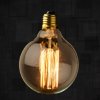 Sanleen Enterprises Vintage Style Round Warm White Incandescent Edison Bulb for Homelight Fixtures - Home Decor Lo