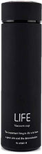 Load image into Gallery viewer, Quickshel Double Wall Vacuum Insulated Stainless Steel Water Bottle Vacuum ,Hot And Cold 12 Hours (Life Black, Stainless Steel 304) - Home Decor Lo