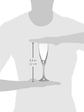 Load image into Gallery viewer, Pasabahce Twist Champagne Flute Set, 150ml, Set of 6,Transparent - Home Decor Lo