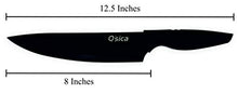 Load image into Gallery viewer, Q&#39;sica Non-Stick 8.0&quot; Chef&#39;s Kitchen Knife with Blade Cover, Black - Home Decor Lo