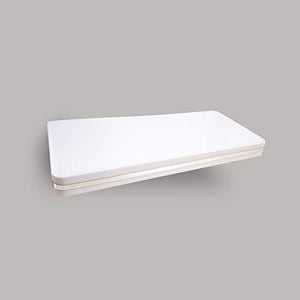 Branco ABS Plastic Multipurpose Kitchen Bathroom Shelf Wall Holder Storage Rack, Each Shelves 31x13x4 cm, White -Set of 2 - Home Decor Lo