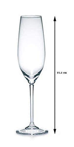 Crystalware Crystal Wine Glass - Clear, 165 ml, 2 Pieces - Home Decor Lo