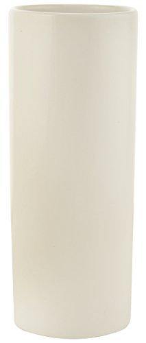 WOODENCLAVE Ceramic Flower Vase (White_9 Cm) - Home Decor Lo