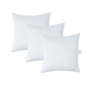 Amazon Brand - Solimo Microfibre Filled Cushion,12x12 Inch, Set of 3 - Home Decor Lo