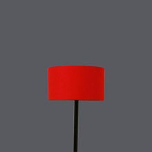 Load image into Gallery viewer, BEVERLY STUDIO 12 INCHES Drum LAMP Shade Iron Floor LAMP (RED) - Home Decor Lo