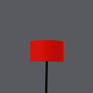BEVERLY STUDIO 12 INCHES Drum LAMP Shade Iron Floor LAMP (RED) - Home Decor Lo