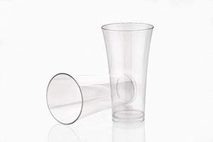 DWAIPAYAN Transparent Glass Set 6 Plastic| Juice Glass | Drinking Glass Set Glass Set(300ml) - Home Decor Lo