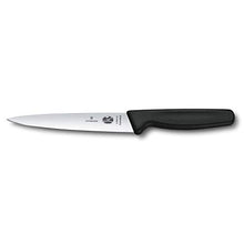 Load image into Gallery viewer, Victorinox Fish Filleting Knife - Stainless Steel Sharp &amp; Flexible Chef Knife, Black, 16 cm, Swiss Made - Home Decor Lo