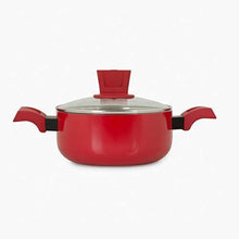 Load image into Gallery viewer, Home Centre Magnus Casserole with Glass Lid - Red - Home Decor Lo