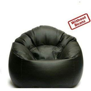 VSK Bean Bag XXXL Sofa Mudda Cover Black (Without Beans) Cover only - Home Decor Lo