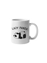 Load image into Gallery viewer, Capsula Clothing® Lazy Panda Premium Ceramic Coffee and Tea Gift Mug 350 ML 11 oz - Home Decor Lo