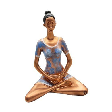 Homebia Yoga Lady Pose Showpiece Handicraft Gift Item for Home Decor, Office Decor, Desk Decor, Shelf Decor - Home Decor Lo