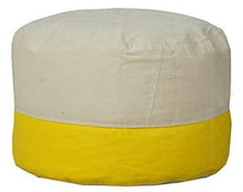 Load image into Gallery viewer, Couchette Ottoman Pouffe Organic Cotton Cover Without Beans (Without fillers) (Standard, Yellow) - Home Decor Lo