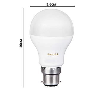 Philips Base B22 9-Watt LED Bulb (Pack of 4, White) - Home Decor Lo