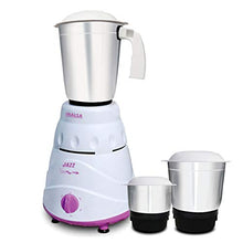 Load image into Gallery viewer, Inalsa Jazz 550-Watt Mixer Grinder with 3 Jars, (White/Purple) - Home Decor Lo