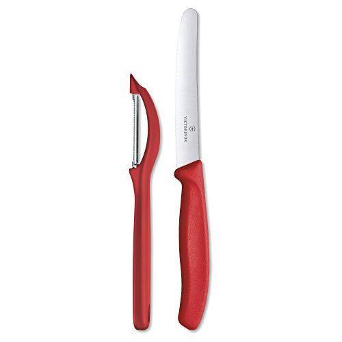 Victorinox 6pc Paring Knife Set 6 Piece, Red