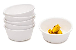 Signoraware Serving Bowl New, 220ml Each, Set of 6, White - Home Decor Lo