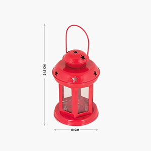 Home Centre Salsa Star Lantern - Red - Home Decor Lo