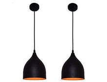 Load image into Gallery viewer, JE Metal E26/E27 Pendant Ceiling Hanging Lights Lamp (Black) Size: 23 * 17 * 17cm -Set of 4 - Home Decor Lo