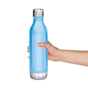 Milton Bliss 900 Thermosteel Water Bottle, 820 ml (Blue) - Home Decor Lo