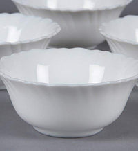 Load image into Gallery viewer, Larah by BOROSIL Veg Bowl (185ml, White)- Set of 6 - Home Decor Lo