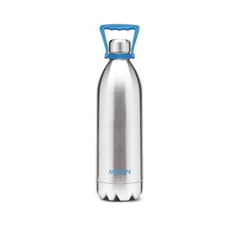 Buy Milton Silver Toned Duo DLX 1000 Thermosteel 24 Hours Hot & Cold Water  Bottle 1L - Water Bottle for Unisex 19930628