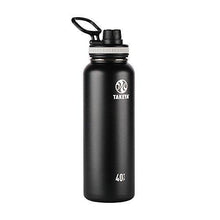 Load image into Gallery viewer, Takeya Originals Vacuum-Insulated Stainless-Steel Water Bottle, 40oz, Black - Home Decor Lo