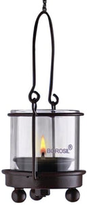 Borosil Hanging Diya Lights (Small, Set of 2) - Home Decor Lo