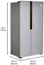Load image into Gallery viewer, Haier 565 L Inverter Frost-Free Side-By-Side Refrigerator (HRF-619SS, Silver) - Home Decor Lo