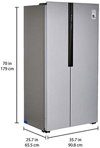 Haier 565 L Inverter Frost-Free Side-By-Side Refrigerator (HRF-619SS, Silver) - Home Decor Lo
