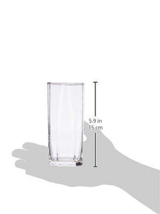 Ocean Pyramid Glass Set, 380ml, Set of 6, Transparent (5B0231306G0000) - Home Decor Lo