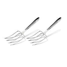 Load image into Gallery viewer, All-Clad T167 Stainless Steel Turkey Forks Set, 2-Piece, Silver - Home Decor Lo
