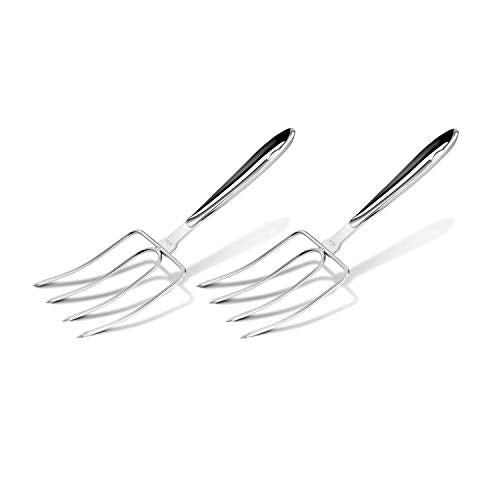 All-Clad T167 Stainless Steel Turkey Forks Set, 2-Piece, Silver - Home Decor Lo