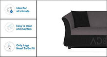 Load image into Gallery viewer, Adorn India Acura 3 Seater Sofa (Grey &amp; Black) - Home Decor Lo