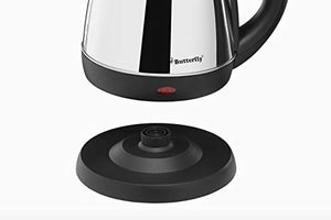 Butterfly EKN 1.5-Litre Water Kettle (Silver with Black) & Jet Elite 750-Watt Mixer Grinder with 4 Jars (Grey) Combo - Home Decor Lo