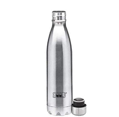 Saaj Oxygen Thermos Stainless Steel #304 Vacuum Bottle with 24 Hours Hot/Cold Insulated Thermosteel Bottle (1000 ml) - Home Decor Lo