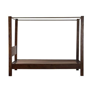 PIPERCRAFTS Made Provincial Teak Wood 4 Solid Sheesham Wooden Poster Bed (King Size , Brown) - Home Decor Lo