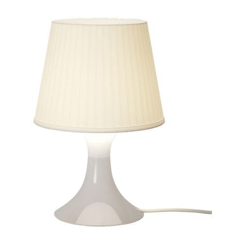 Ikea 200.554.21 Lampan Table Lamp, White - Home Decor Lo