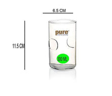 Load image into Gallery viewer, Pure Source India Drinking Water Or Juice, Glass Set 300ml, Set of 6, Transparent - Home Decor Lo
