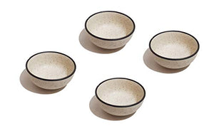 Pure Source India Ceramic Bowl Lead Free Suitable to use As Chatni Bowl,Soup Bowl,Vegetable Bowl etc.(Set of 4 pcs) - Home Decor Lo