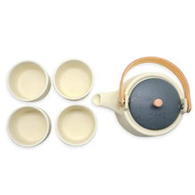 Load image into Gallery viewer, Waabi-Saabi Iwanai Porcelain Tea Set, Pack of 1, White - Home Decor Lo