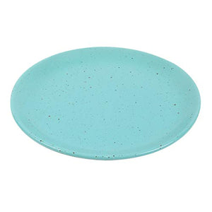 Chumbak Spotted Sky Dinner Plate - Teal (Blue) - Home Decor Lo
