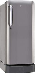 LG 190 L 4 Star Inverter Direct Cool Single Door Refrigerator (GL-D201APZY, Shiny Steel) - Home Decor Lo