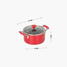 Load image into Gallery viewer, Home Centre Magnus Mini Casserole with Lid - Red - Home Decor Lo