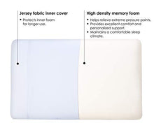 Load image into Gallery viewer, CareFoam Orthopedic Memory Foam Small Size Neck &amp; Back Support Sleeping Bed Pillow (Inner Cover Only, King (16 x 24 x 6 Inch)) - Home Decor Lo