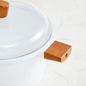 Home Centre Marshmallow Ceramic Casserole with Lid - Home Decor Lo