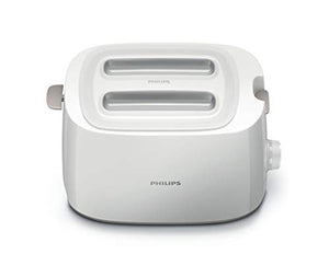 Philips Daily Collection HD2582/00 830-Watt 2-Slice Pop-up Toaster (White) - Home Decor Lo