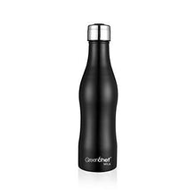 Load image into Gallery viewer, Greenchef Mila Stainless Steel Water Bottle (Black, 1000ml) - Home Decor Lo